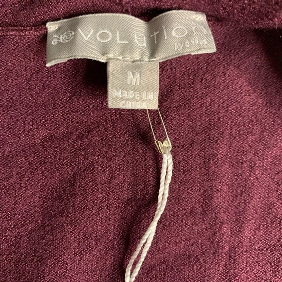 NWT Evolution by Cyrus for Stitchfix Open Front Cardigan Sweater Women Medium - Picture 3 of 7